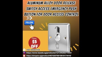 Aluminum alloy Door Release Switch Access Emergency Push Button