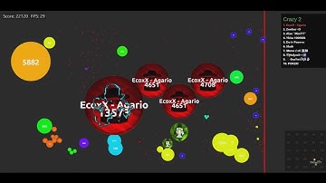 Alis.io WIN | DOBLE SPLIT! KING | SPLIT RUNNING! | EcoxX - Agario