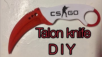 CS:GO Talon Knife Sintra Board Diy Tutorial