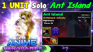 1 Unit Solo DESTROYS Ant Raid (God Standless) | Anime Vanguards