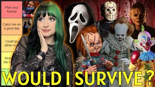 Would I Survive these Horror Villains? Tier List