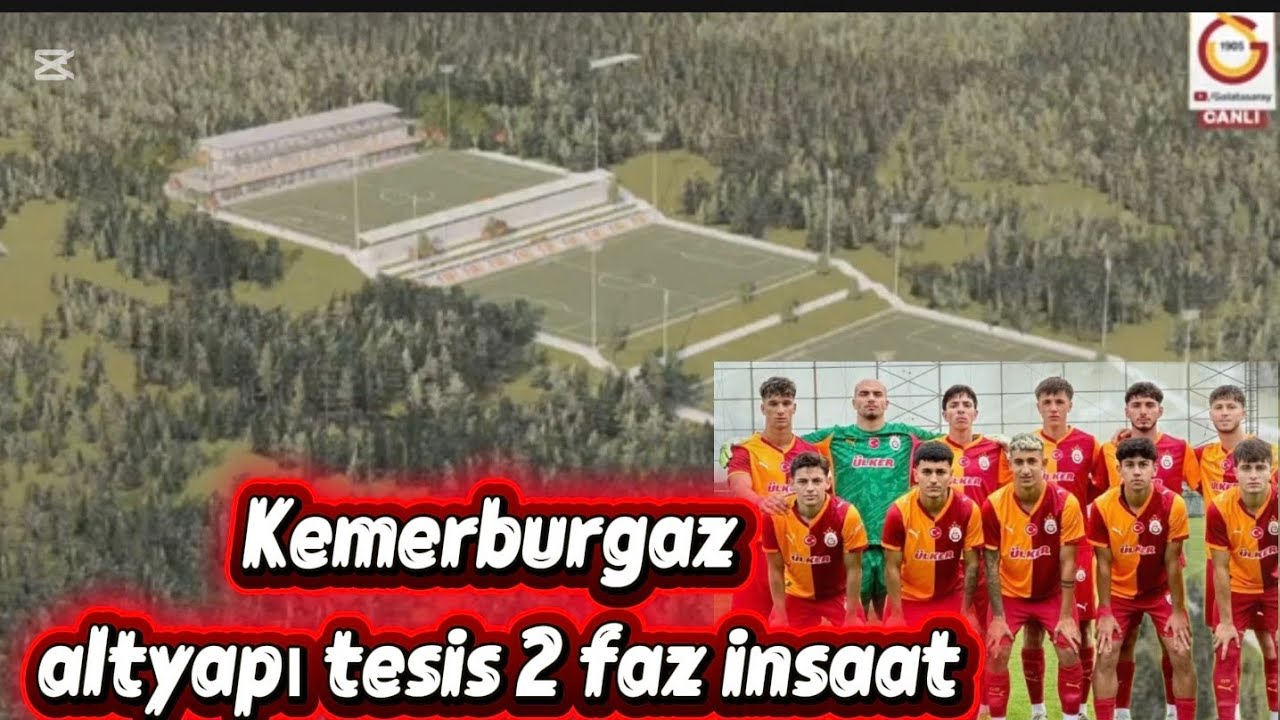 Galatasaray Kemerburgaz tesisleri 2 faz inşaat devam ediyor salon projesi durum ne hepsi videoda