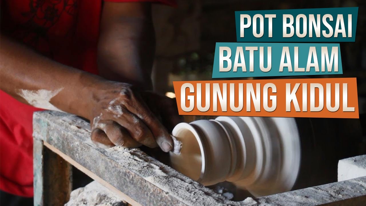  Pot  Bonsai  Batu Alam Dari Ponjong Gunung Kidul Yogyakarta  