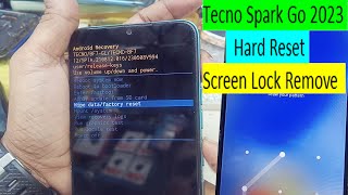 Tecno Spark Go 2023 Hard Reset | Tecno BF7 Screen Lock Remove |