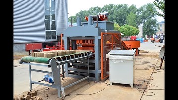 DF7-10 Interlocking brick machine for making concrete bricks