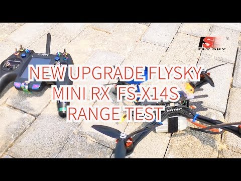 The new upgrade flysky mini RX FS-X14S range test - YouTube