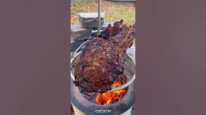 Tomahawk Steak with Garlic Butter Lobster Recipe | Over The Fire Cooking by Derek Wolf