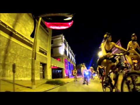 World naked bike ride St Louis 2013 pt5 - YouTube