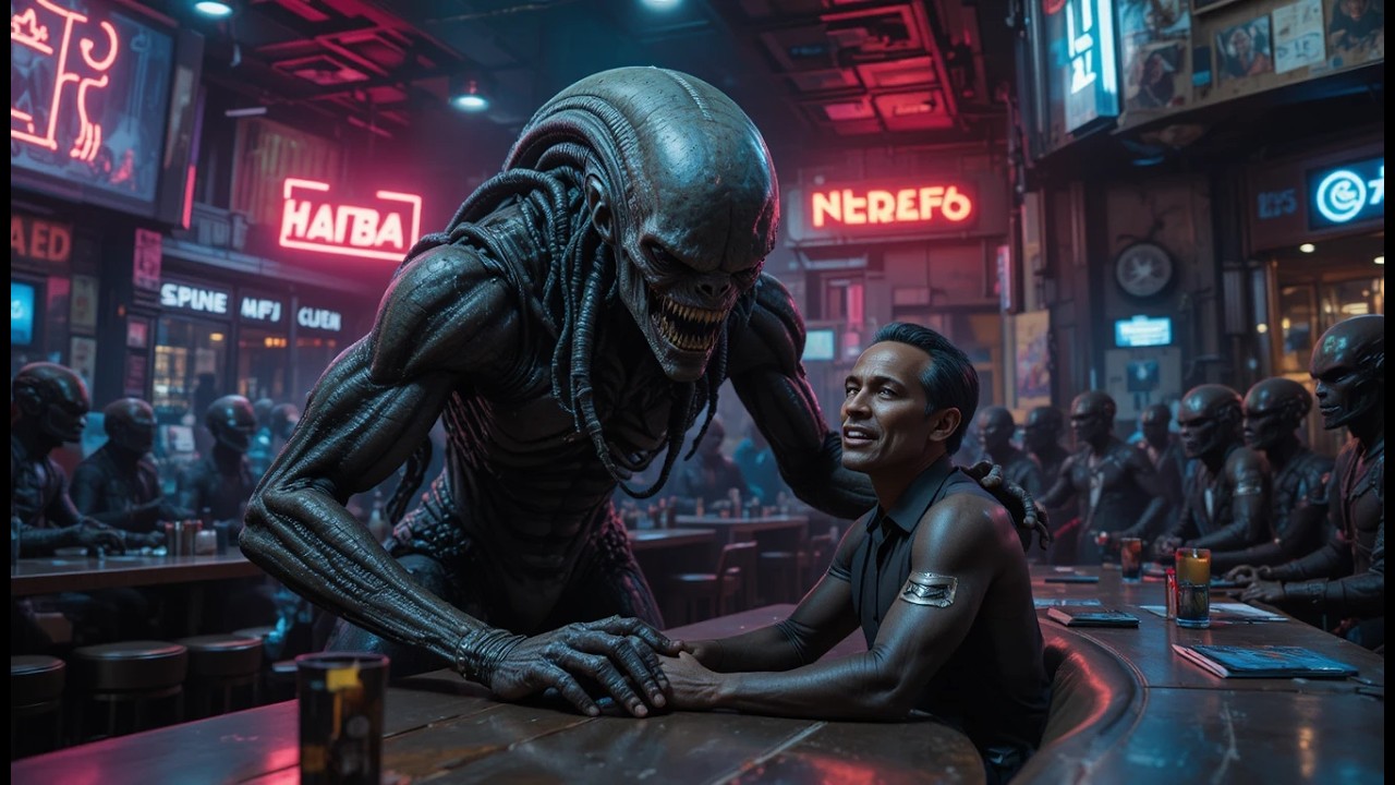 One Human Walked Into the Wrong Bar — For Them.” | HFY | Sci-Fi Action Story