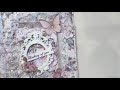 Shabby Chic Card ~ Prima Lavender Paper