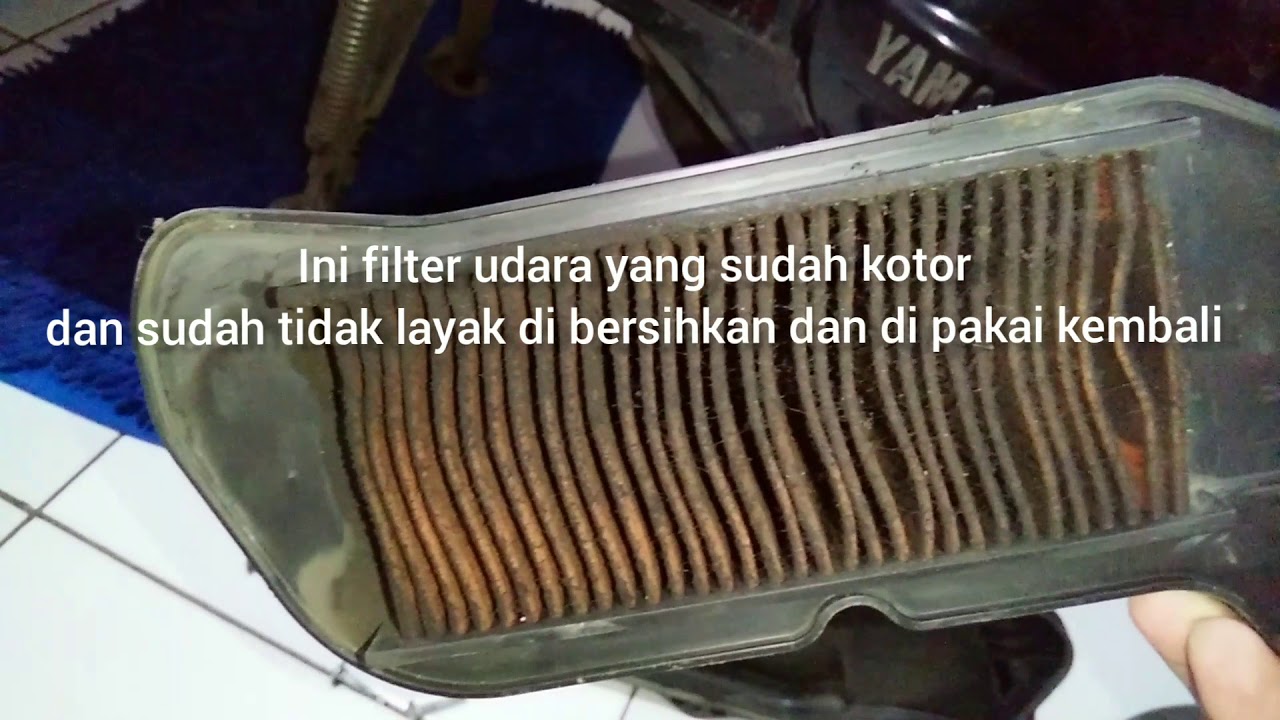 CARA PASANG FILTER UDARA YAMAHA X RIDE GANTI BARU FILTER UDARA XRIDE