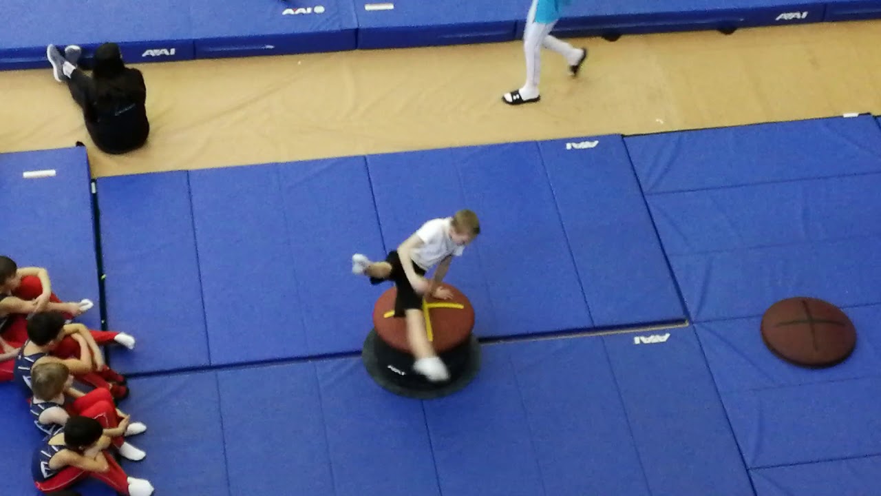 Men's Gymnastics Mushroom/Pommel Level 2 Routine YouTube