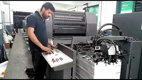 LED UV System installation for Heidelberg SM74 six Color and coater