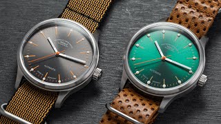 An Awesome Everyday Watch Under $1,000 Gets Two New Dials - Muhle Glashutte Panova Green and Grey