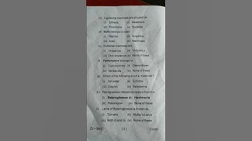 TMBU BSC ZOOLOGY PART 2 EXAM QUESTION ❓ (2022-2025) #tmbuuniversity #tmbu #tmbu_latest_news #shorts