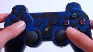 Blue Tiger Camo Ps3 Controller