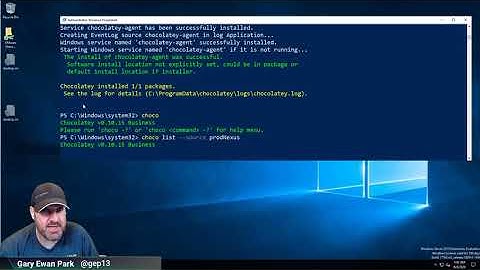 Chocolatey in the Organisation - Install Jenkins
