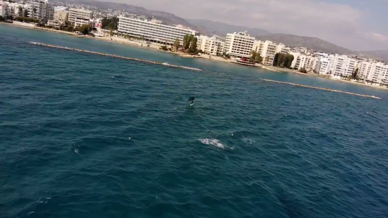 wing foiling in Limassol, cyprus, 21 February 2021