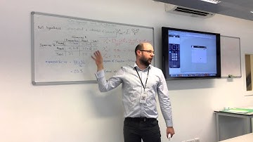 IB Biology Chi Squared test by TiNspire calculator