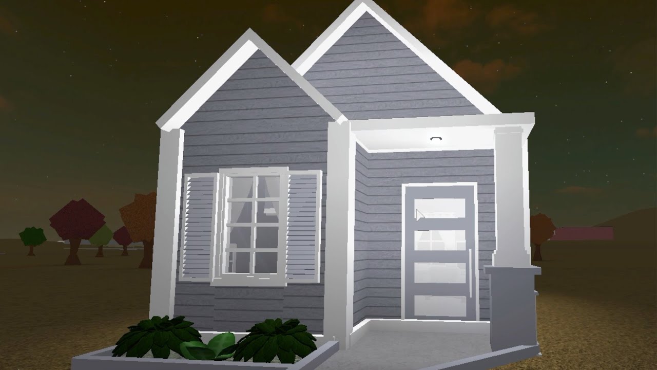 Roblox Bloxburg I Modern starter house. - YouTube