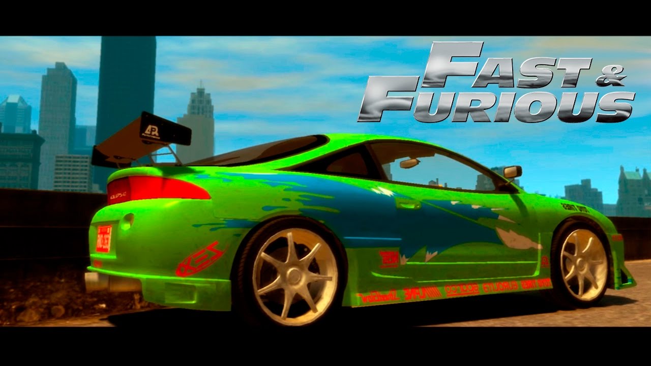 Paul Walker Eclipse GTA IV, The Fast and the Furious, The Fast and the Furi...