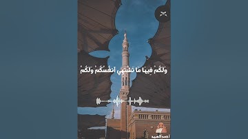 تلاوة أحمد العبيد من سورة فصلت ( إِنَّ الَّذِينَ قَالُوا رَبُّنَا اللَّهُ ثُمَّ اسْتَقَامُوا)