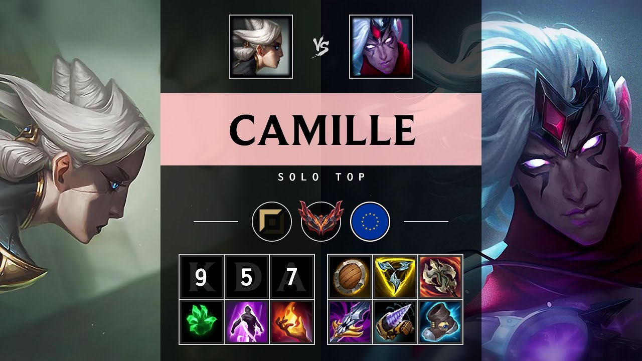 Camille Top vs Varus - EUW Grandmaster Patch 25.21