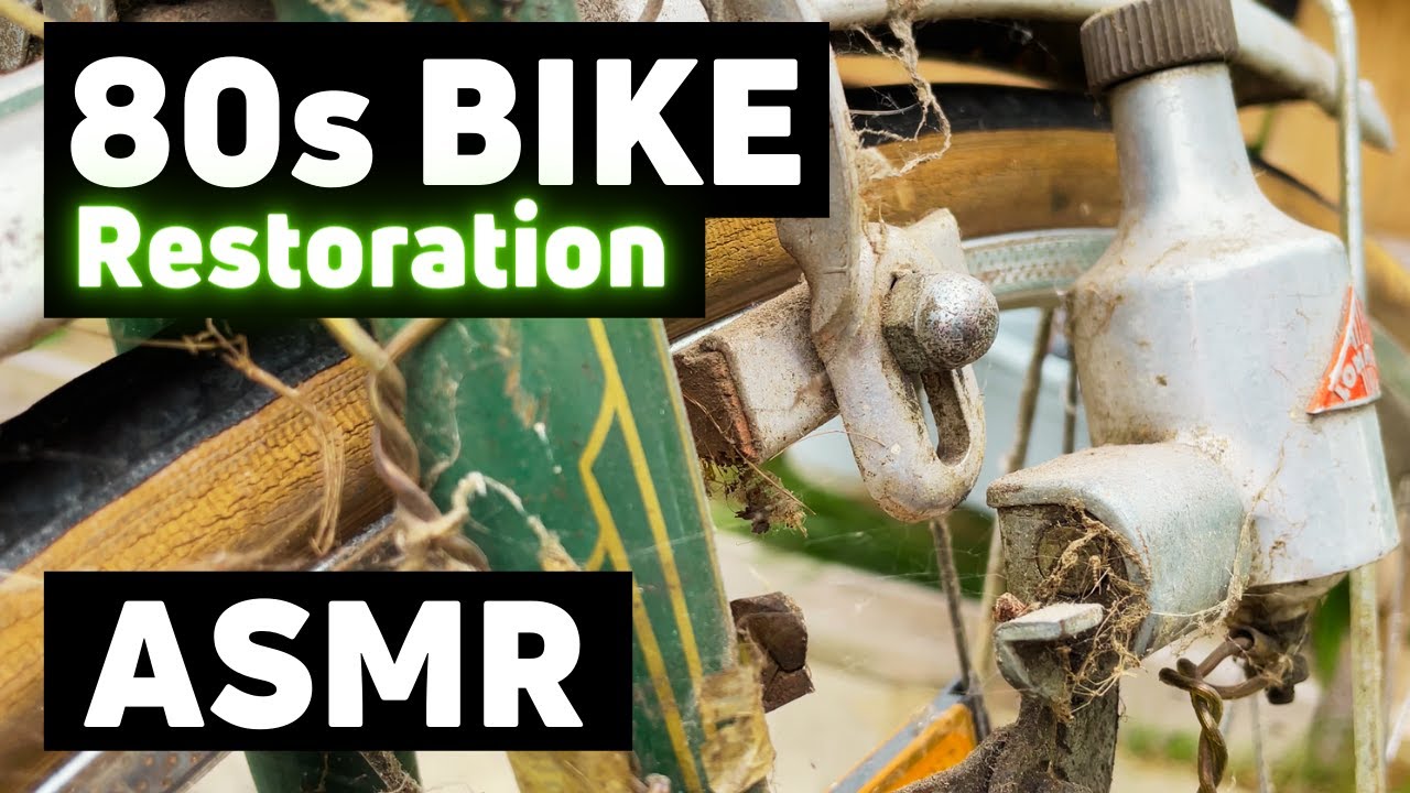 Satisfying Restoration of a vintage 80's german bike - bicycle Restauration - Part 1 [ASMR]