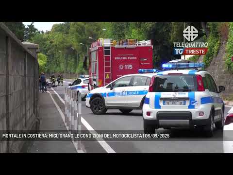 MORTALE IN COSTIERA: MIGLIORANO LE CONDIZIONI DEL MOTOCICLISTA | 06/08/2025