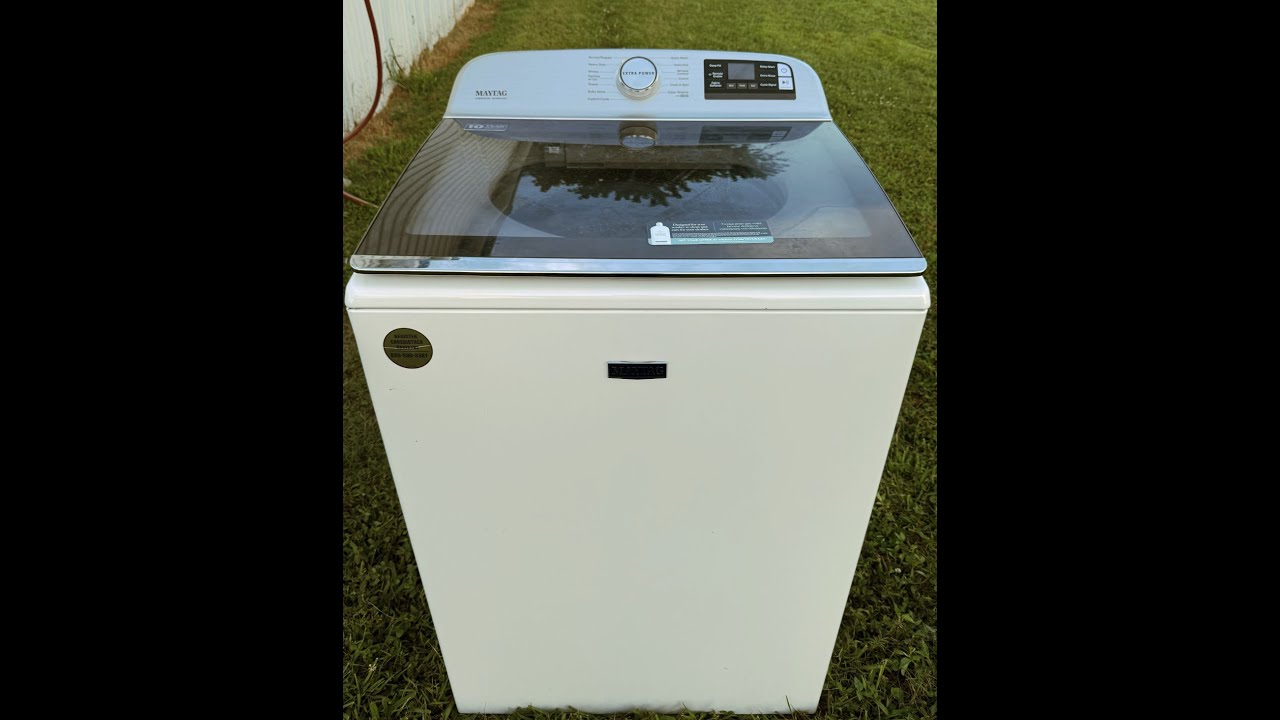 Maytag Bravos Sanitize with Oxi full cycle.