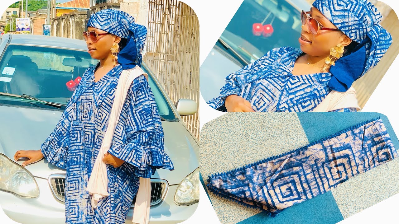 Как раскроить и сшить модное платье Бубу с V-образным вырезом 