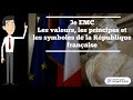 Les valeurs, principes et symboles de la République française - Cours de révision pour 3ème EMC