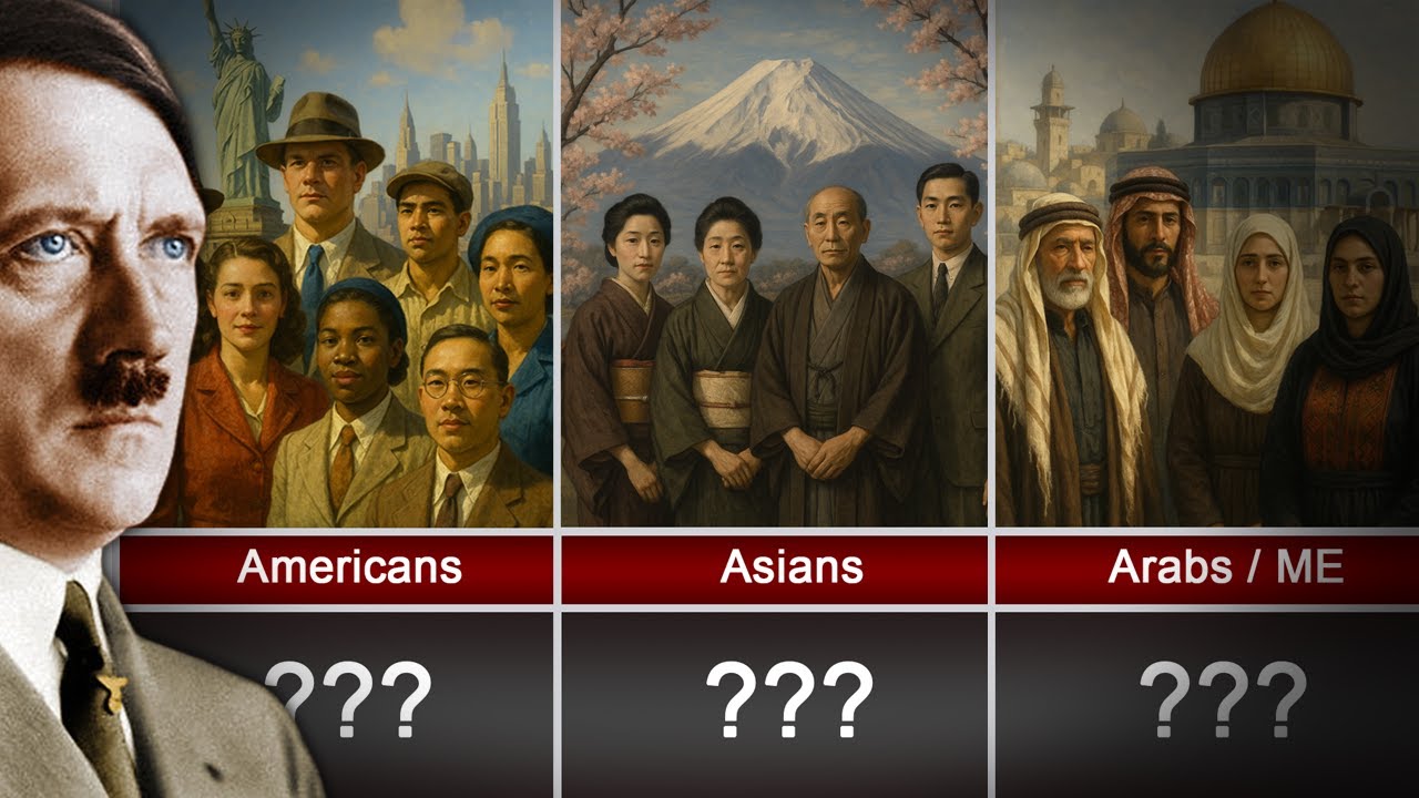 How Hitler Viewed Different Peoples (Educational Data Comparison)