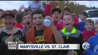 Marysville vs. St. Clair, high school game of the week