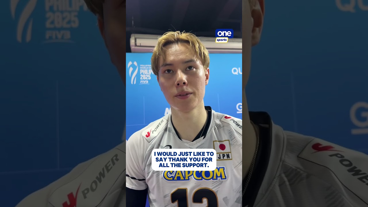 Ran Takahashi on losing in front of PH crowd in 2025 FIVB MWCH | 