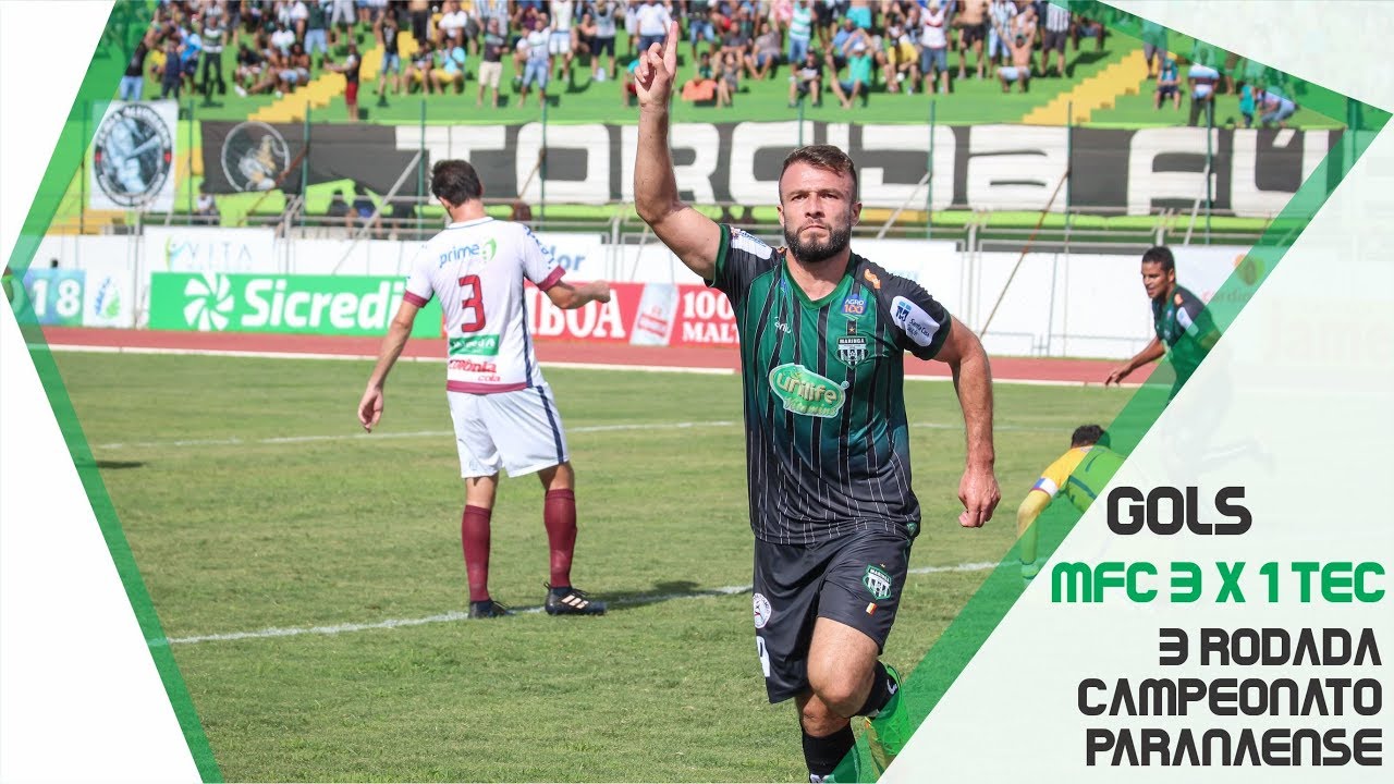 GOLS - Maringá FC 3 x 1 Toledo - 3ª Rodada Campeonato Paranaense 2018