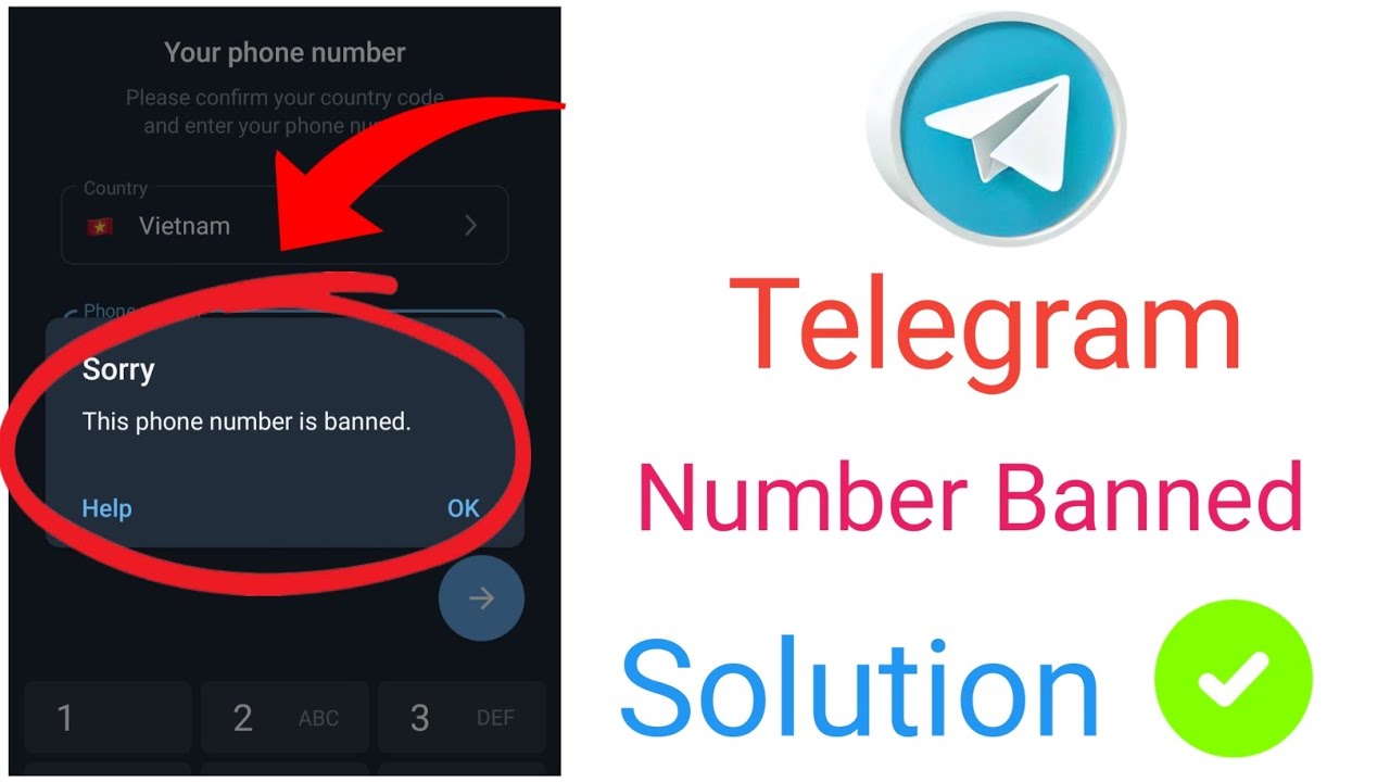 Telegram Number Banned Solution✓/How To Unban Telegram Account