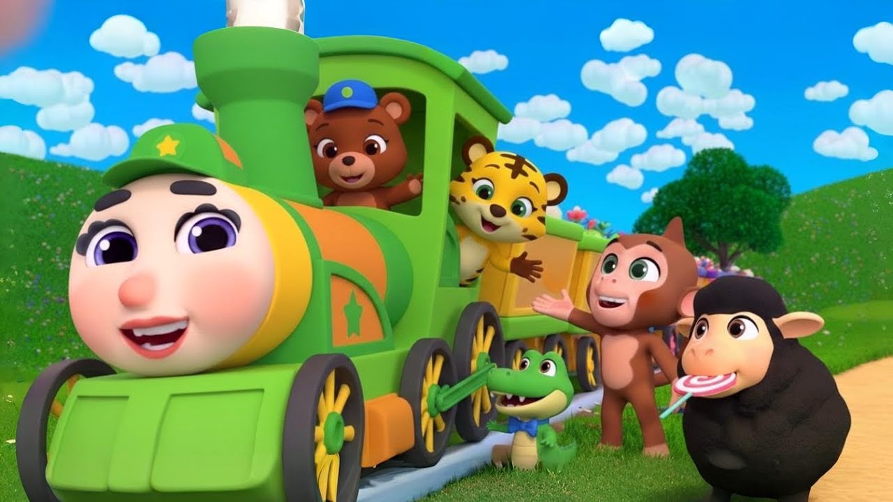 Choo Choo Train Cartoon | Fun & Educational Video for Kids