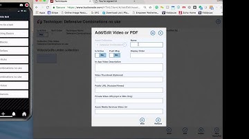 How to Add a Video, Audio or PDF to a Technique