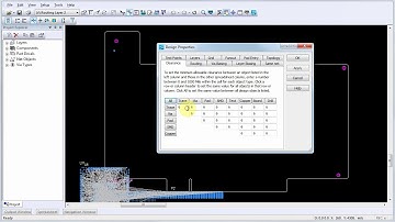 Setting default clearance rules in PADS Router