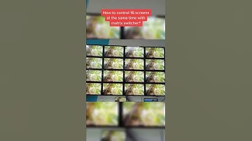 HDMI Matrix Switcher 16x16 with EDID and splicing function, iPad control