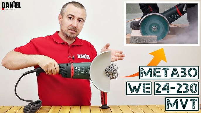 Metabo WE 24-230 MVT - Polizor unghiular, 2400 W, 230 mm - Prezentare&Test  in sarcina - YouTube | Winkelschleifer