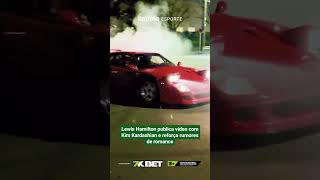 LEWIS HAMILTON PUBLICA VÍDEO COM KIM KARDASHIAN E REFORÇA RUMORES DE ROMANCE