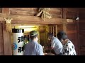 2022/9/15 浜崎・市杵島神社 夜渡ご神事3. 珍しい注連縄飾り