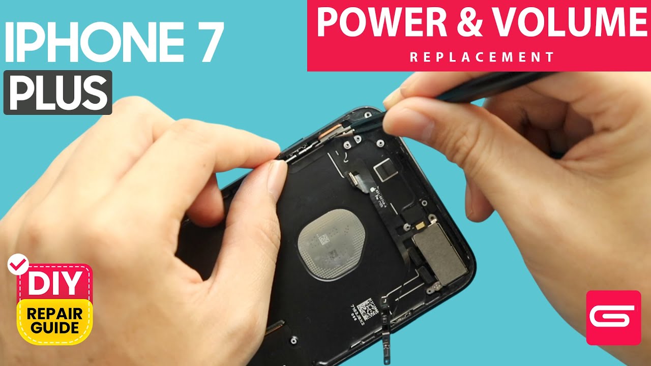 iPhone 7 Plus Power Volume Button Flex Replacement - YouTube