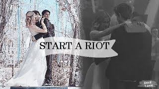 Stefan + Caroline/Betty + Archie|| Start a riot[HBD Sophie]