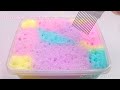 【ASMR】💗BIGわたあめしゅわしゅわジグリースライム⛈【音フェチ】BIG cotton candy jiggly slime 큰 솜사탕 슬라임