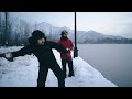 Lots of snow shovelling  frozen dal lake  s1 vlog 1