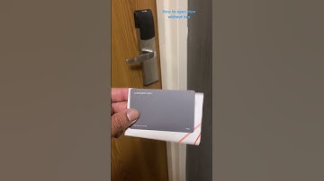 How to open a hotel door with a key card #courtyard