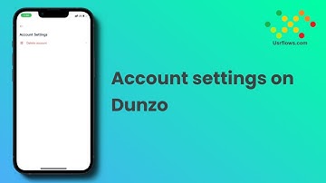 Account settings on Dunzo - User flow | Dunzo |